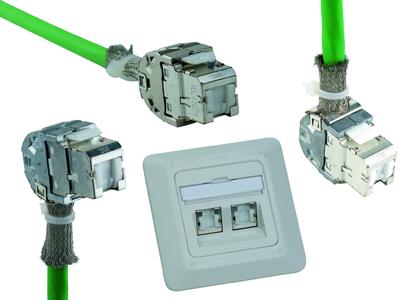 Das neue 3M Volition Anschlussmodul RJ45 CAT6A HW für CAT6A Verkabelungen. Foto: 3M
