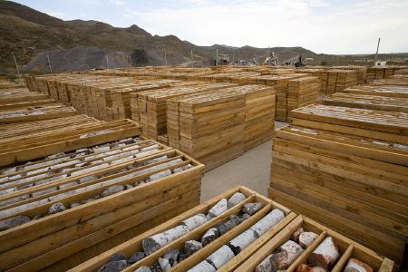Bohrkerne; Foto: Excellon Resources