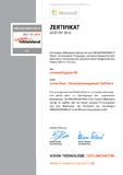 Zertifikat Innovationspreis-IT