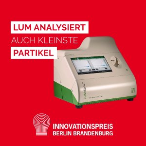 Innovation "LUMiSpoc® - Forward and Sideward Particle Scattering Analyzer" nominated for the Berlin Brandenburg Innovation Prize 2021