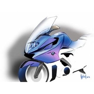 BMW K 1600 GT / BMW K 1600 GTL, Designskizze