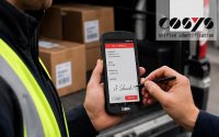 Mit dem Zebra TC201 und der COSYS Intralogistik Software lassen sich Zustellnachweise digital erfassen und in Echtzeit dokumentieren.