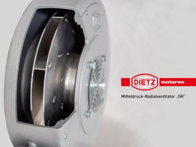 Mitteldruck Radialventilator "GR" von Dietz-motoren