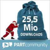 25,5 Mio Downloads bei PARTcommunity