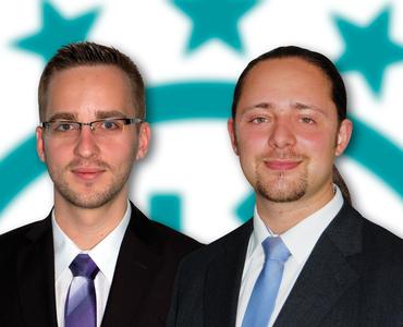 Andreas Schamber and Alois Wiesböck, new specialists for the optical instrumentation