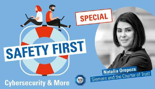 TÜV SÜD marks Charter of Trust's third anniversary with new episodes of its "Safety First" podcast