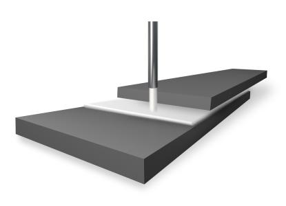 Fermaglue® adhesive systems cure under room temperature to become solid and permanent adhesions