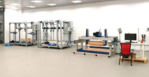 Möbelprüftechnik von Hegewald & Peschke im rumänischen Forschungscluster