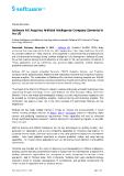 [PDF] Press Release: Software AG Acquires Artificial Intelligence Company Zementis in the US