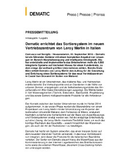 16-09-22 PM Dematic errichtet Sortiersystem für Leroy Merlin in Italien.pdf