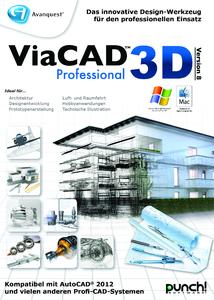 Ideal für alle räumlichen Projekte: ViaCAD 3D v8 Professional