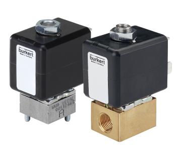Zuverlässig und temperaturbeständig: Die neuen kompakten 2/2- und 3/2-Wegeventile bieten eine große Zahl individueller Auswahlmöglichkeiten. (Quelle: Bürkert Fluid Control Systems)
