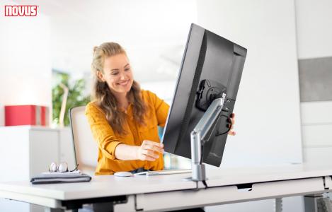 Novus CLU Tisch Monitorhalter mit Drehfunktion