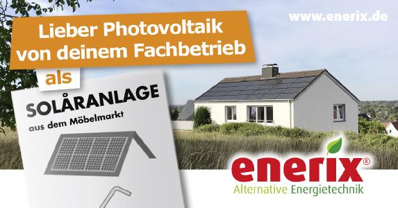 Lieber Photovoltaikanlage vom Fachbetrieb