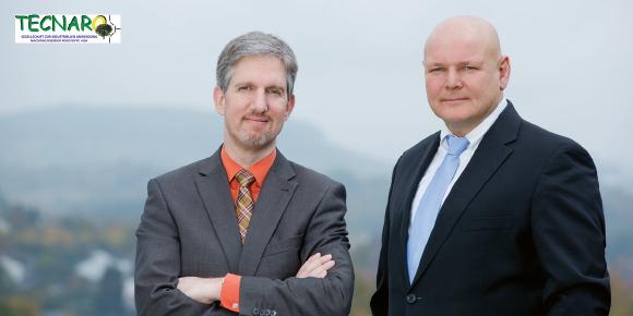 Geschäftsführende Gesellschafter der Firma TECNARO: Helmut Nägele (links) und Jürgen Pfitzer