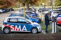 Cost-optimized charging of your own vehicle fleet: SMA and coneva integrate generation and utilization of climate-friendly energy