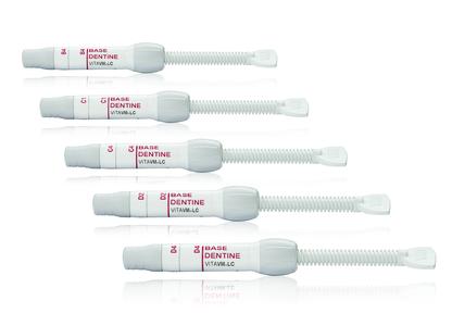 Fig. 1) VITA VM LC in five additional VITA classical shades: B4, C1, C4, D2 and D4