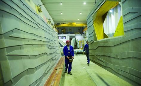 Die Herstellung der Betonfertigteile erfolgte im Fertigteilwerk des Bauunternehmens Dobler aus Kaufbeuren. Foto: NOE-Schaltechnik, Süssen