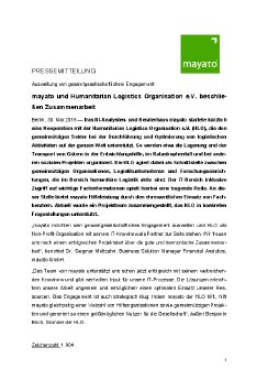 2016-05-30 PM mayato und Humanitarian Logistics Organisation e.V. beschließen Zusammenarbei.pdf