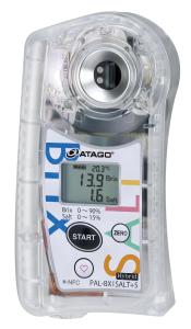 Mit dem neuen digitalen Hand-Refraktometer PAL-BX|SALT+5 bietet ATAGO Herstellern aus der Lebensmittelindustrie die Möglichkeit, Brix-Wert und Salzgehalt in einem Gerät gleichzeitig zu messen.