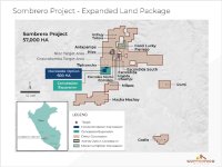 Abbildung 1: Die derzeitige Fläche des Projekts Sombrero umfasst etwa 57.000 ha.