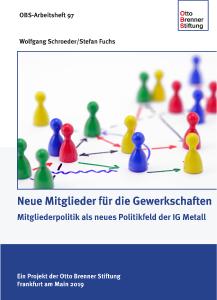 Cover OBS-Arbeitspapier 97: Neue Mitglieder für die Gewerkschaften