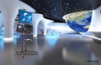 NEOMOUNTS by Newstar PLASMA M2500BLACK - Mobiler Monitorständer bis 100 Zoll