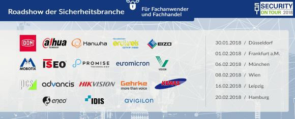 Security On Tour Roadshow Top Hersteller Der Sicherheitsbranche Informieren Fachanwender Zu Produkt Neuheiten In Deutschland Und Osterreich Eucamp Pressemitteilung Pressebox