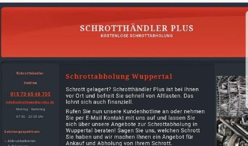Schrottabholung Wuppertal holt Schrott jeder Art