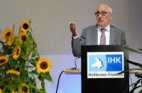 Besuch von DIHK-Präsident Peter Adrian in der Vollversammlung der IHK Heilbronn-Franken / Fotohinweis: IHK Heilbronn-Franken/A. Lukesch