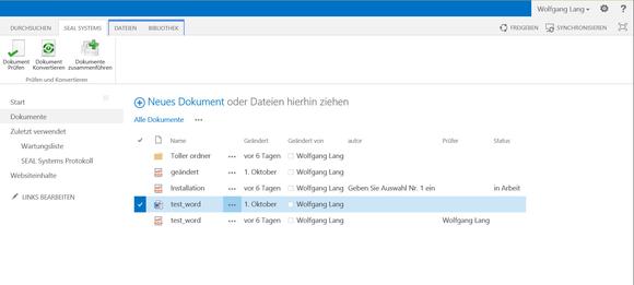 Konvertierung und PDF/A-Erzeugung auf Knopfdruck in MS Sharepoint