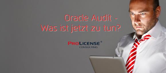 Oracle Audit - Was ist jetzt zu tun?
