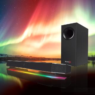Exklusiv bei Caseking: Die Sound BlasterX Katana Soundbar nur für kurze Zeit mit GRATIS-Beigaben für Vorbesteller