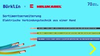 Bürklin erweitert sein Produktportfolio an HELUKABEL-Produkten