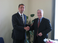 Thomas Regge und Klaus Hackenberg (von links)