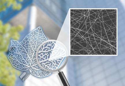 Freiform OPV-Modul von OPVIUS auf Basis eines transparenten, leitfähigen Foliensubstrats von TPK, beschichtet mit Cambrios ClearOhm® Silbernanodrähten