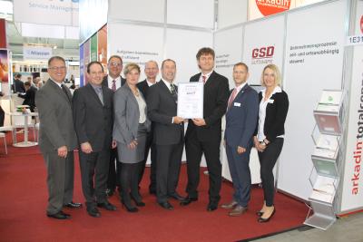 Übergabe ISO 27001 Zertifikat