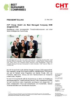 CHT German Press release CHT Group GmbH Best Managed Company 2026 mit Bild.pdf