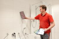 Zum qualifizierten Können der Fliesen-, Platten- und Mosaikleger gehört auch Beratungskompetenz, Foto: Handwerkskammer Region Stuttgart