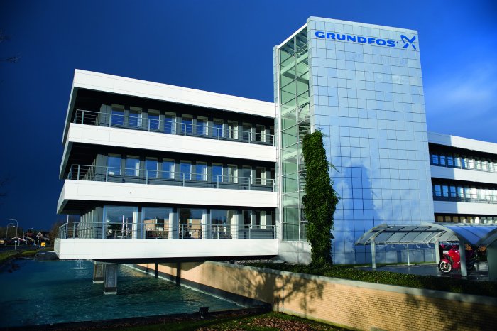 Grundfos Pressebild Zentrale der Grundfos Gruppe Bjerringbro.jpg