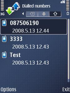 3.1 Dial Call Log