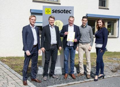 Sesotec's sales team was pleased to present the