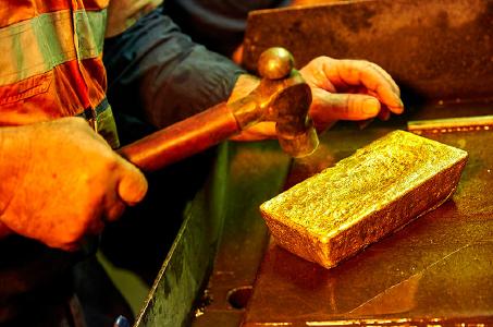 Goldbarren von der Fosterville-Mine; Foto: Kirkland Lake Gold
