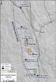 Abbildung 1: Lageplan des Yarumalito-Projekts im Mid-Cauca-Au-Cu-Gürtel in Zentralkolumbien.