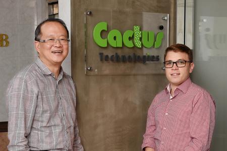Sai-Ying Ng, CEO von Cactus Technologies und Raphael Binder, Product Manager von Syslogic