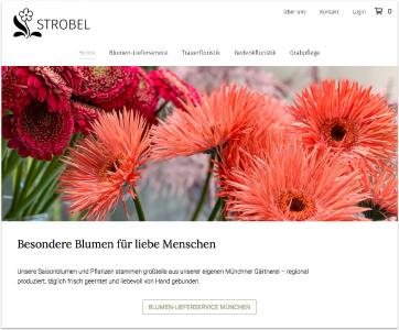 Blumen online verkaufen mit dem "feine blumen" Shopsystem der feinen bande: feineblumen.de