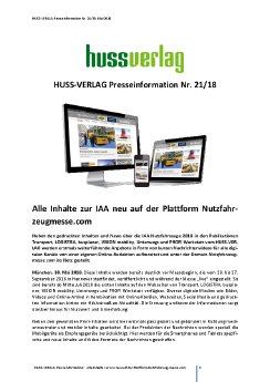 Presseinformation_21_HUSS_VERLAG_Alle Inhalte zur IAA neu auf der Plattform Nutzfahrzeugmesse.pdf