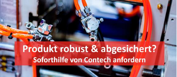 Die KI-gestützte Soforthilfe Prototyp von Contech unterstützt Industrie-Unternehmen dabei, Fehler im Produktdesign schnell zu identifizieren und Lösungen zu implementieren.