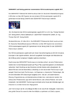 GEBHARDT und flexlog gewinnen renommierten VDI Innovationspreis Logistik 2014.pdf