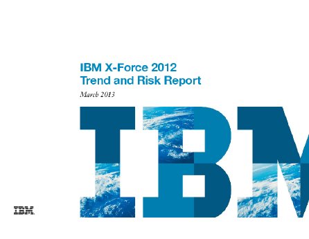 2013-03 IBM - X-Force 2012 Trend and Risk Report.pdf